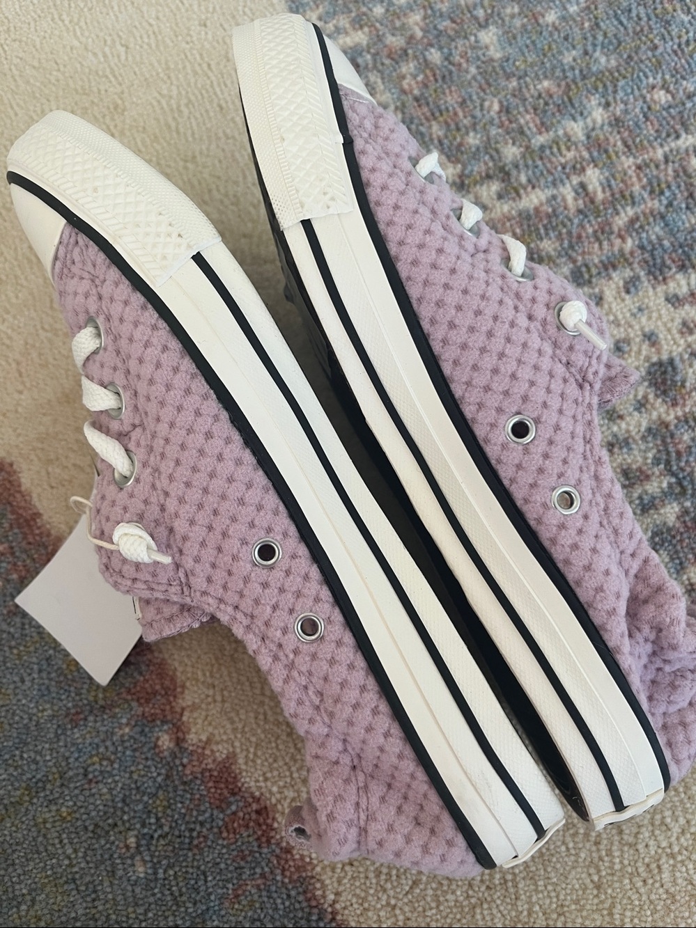 Converse All Star Chucks Shoreline Plush Knit Sneaker Phantom Violet, Wms 10 - Picture 5 of 7